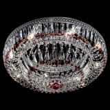 Люстра Венеция Купол пластинка 600 Красная в Химках Люстра Венеция Купол пластинка 600 Красная в Химках