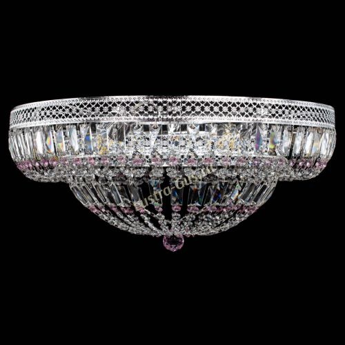 Люстра Венеция Купол пластинка 600 Розовая в Химках Люстра Венеция Купол пластинка 600 Розовая в Химках