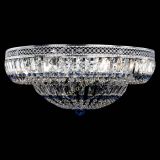 Люстра Венеция Купол пластинка 600 Синяя в Химках