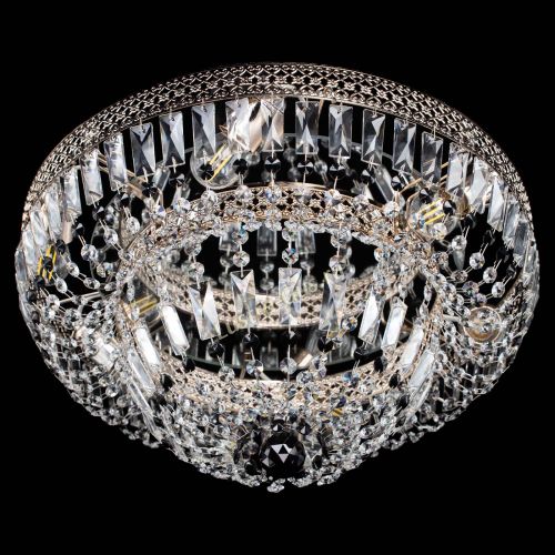 Люстра Венеция Купол пластинка Черная в Химках Гусь Хрустальный