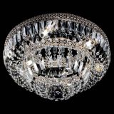 Люстра Венеция Купол пластинка Черная в Химках