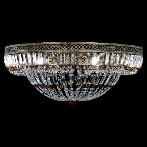 Люстра Венеция Купол пластинка под бронзу Чайная в Химках Гусь Хрустальный