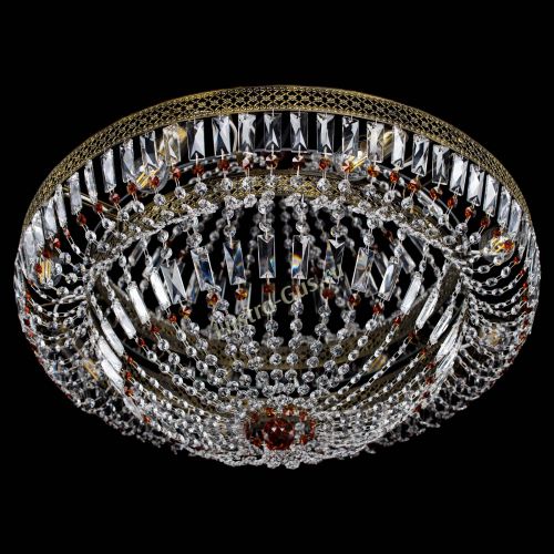 Люстра Венеция Купол пластинка под бронзу Чайная в Химках Гусь Хрустальный