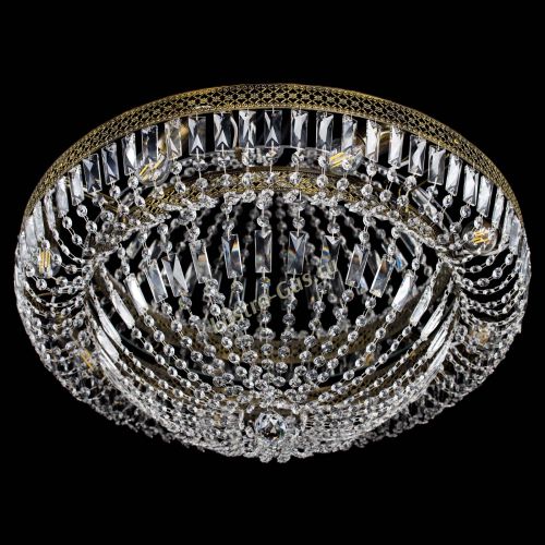 Люстра Венеция Купол пластинка под бронзу в Химках Гусь Хрустальный