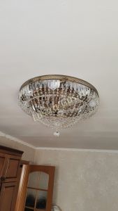 Люстра Венеция Купол пластинка под бронзу в Химках отзыв и фото покупателя