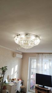 Люстра Венеция Купол пластинка под бронзу в Химках отзыв и фото покупателя