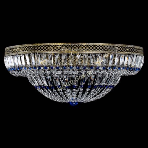 Люстра Венеция Купол пластинка под бронзу Синяя в Химках Люстра Венеция Купол пластинка под бронзу Синяя в Химках