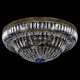 Люстра Венеция Купол пластинка под бронзу Синяя в Химках Люстра Венеция Купол пластинка под бронзу Синяя в Химках