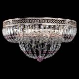 Люстра Венеция Купол пластинка Розовая в Химках