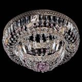 Люстра Венеция Купол пластинка Розовая в Химках