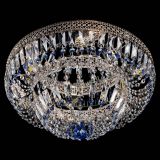 Люстра Венеция Купол пластинка Синяя в Химках