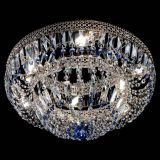 Люстра Венеция Купол пластинка Синяя в Химках