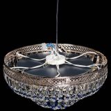 Люстра Венеция Купол пластинка Синяя в Химках