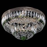 Люстра Венеция Купол пластинка Зеленая в Химках