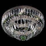 Люстра Венеция Купол пластинка Зеленая в Химках