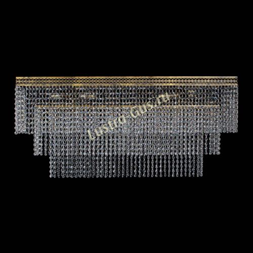 Люстра Прямоугольник Венеция №8 под бронзу в Химках Гусь Хрустальный