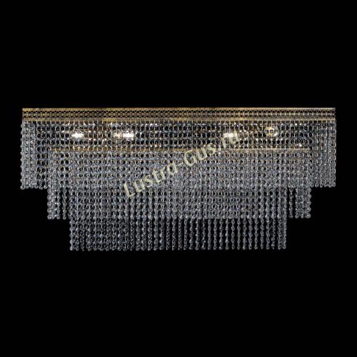 Люстра Прямоугольник Венеция №8 под бронзу в Химках Гусь Хрустальный