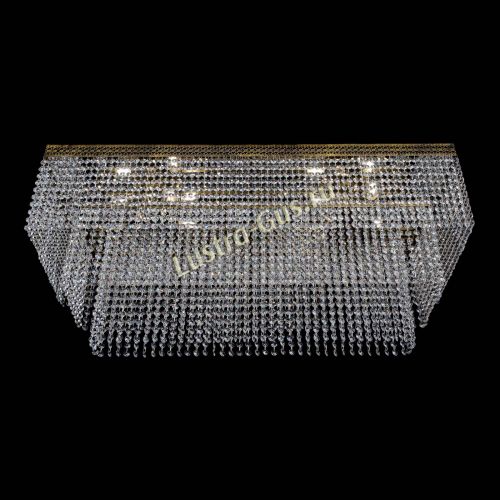 Люстра Прямоугольник Венеция №8 под бронзу в Химках Гусь Хрустальный