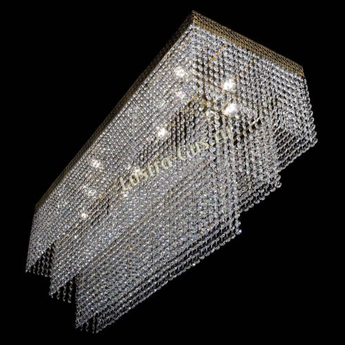 Люстра Прямоугольник Венеция №8 под бронзу в Химках Гусь Хрустальный