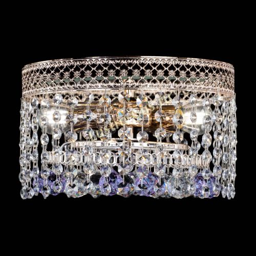 Люстра Венеция шар №2 фиолетовая в Химках Гусь Хрустальный