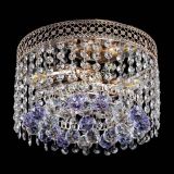 Люстра Венеция шар №2 фиолетовая в Химках