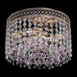 Люстра Венеция шар №2 розовая в Химках