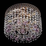 Люстра Венеция шар №2 розовая в Химках