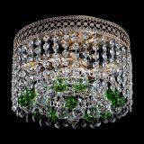 Люстра Венеция шар №2 зеленая в Химках