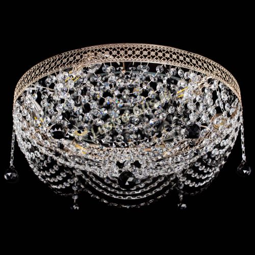 Люстра Венеция Жасмин черная в Химках Гусь Хрустальный