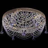Люстра Венеция Жасмин фиолетовая в Химках