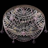 Люстра Венеция Жасмин розовая в Химках