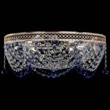 Люстра Венеция Жасмин синяя в Химках