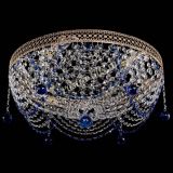 Люстра Венеция Жасмин синяя в Химках