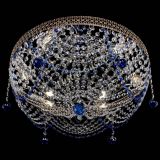 Люстра Венеция Жасмин синяя в Химках