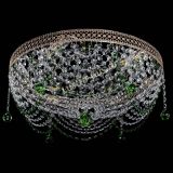 Люстра Венеция Жасмин зеленая в Химках