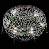 Люстра Венеция Жасмин зеленая в Химках