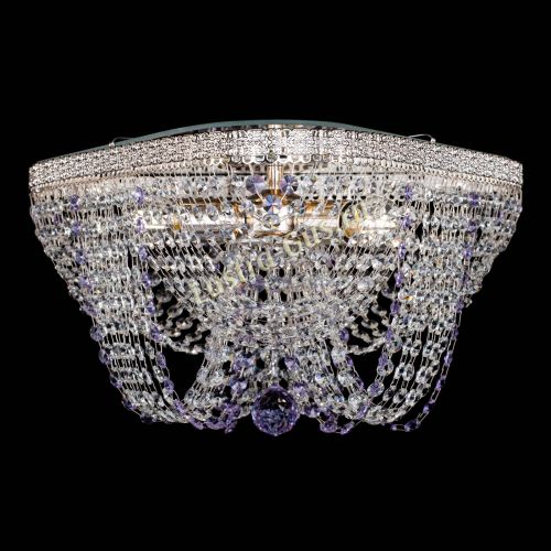 Люстра Верона Токката №5 фиолетовая в Химках Гусь Хрустальный