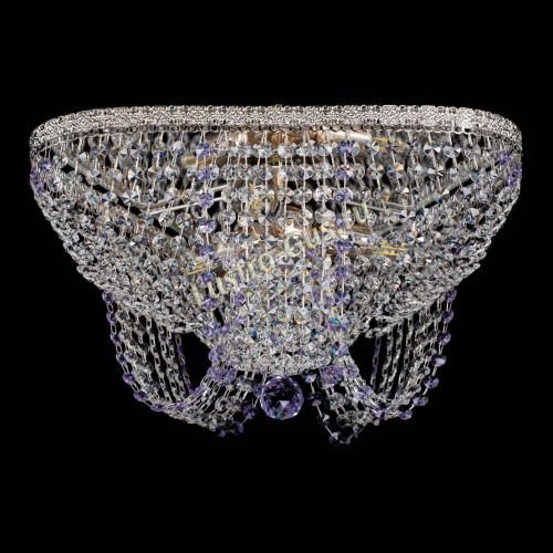 Люстра Верона Токката №5 фиолетовая в Химках Гусь Хрустальный