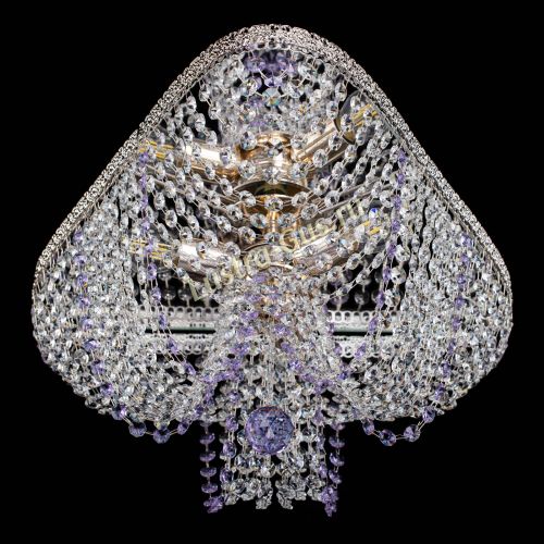 Люстра Верона Токката №5 фиолетовая в Химках Гусь Хрустальный