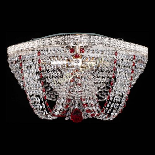 Люстра Верона Токката №5 красная в Химках Гусь Хрустальный