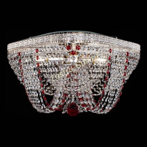 Люстра Верона Токката №5 красная в Химках Гусь Хрустальный