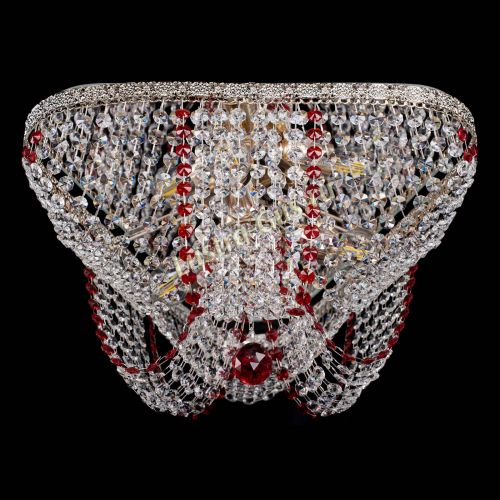 Люстра Верона Токката №5 красная в Химках Гусь Хрустальный