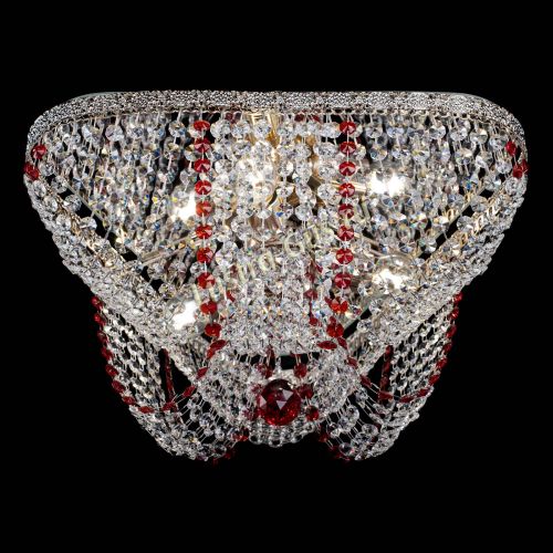 Люстра Верона Токката №5 красная в Химках Гусь Хрустальный