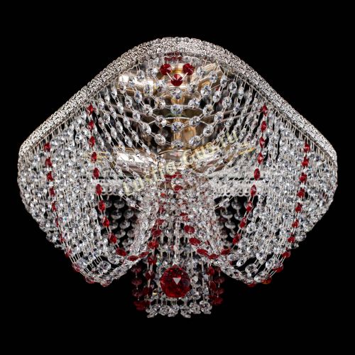 Люстра Верона Токката №5 красная в Химках Гусь Хрустальный