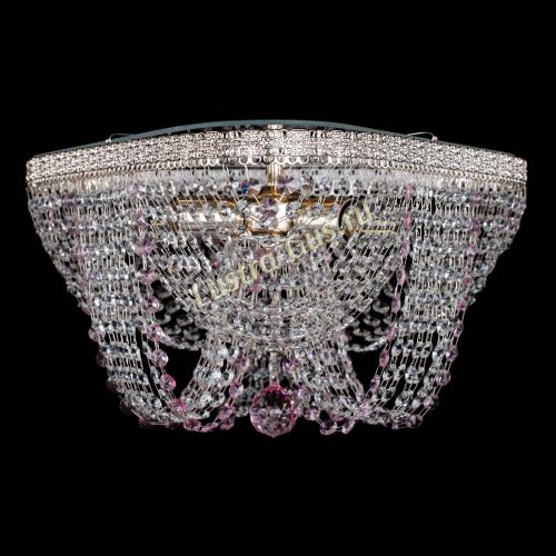 Люстра Верона Токката №5 розовая в Химках Гусь Хрустальный