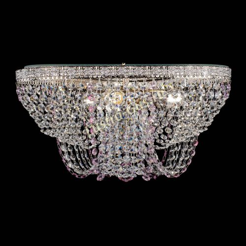 Люстра Верона Токката №5 розовая в Химках Гусь Хрустальный