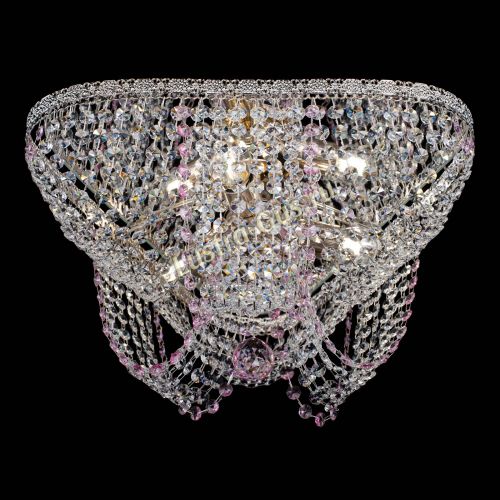 Люстра Верона Токката №5 розовая в Химках Гусь Хрустальный