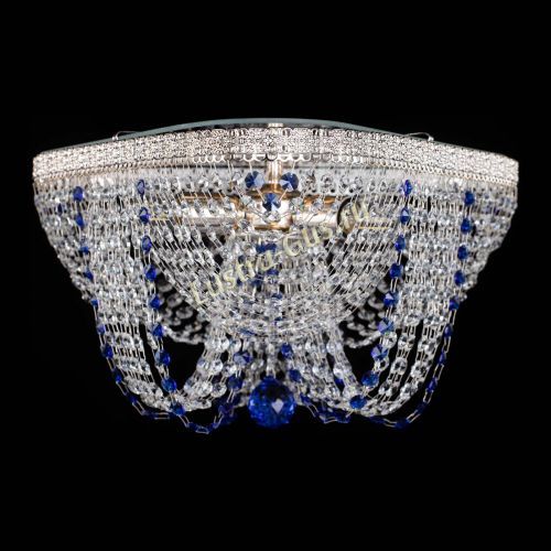 Люстра Верона Токката №5 синяя в Химках Гусь Хрустальный