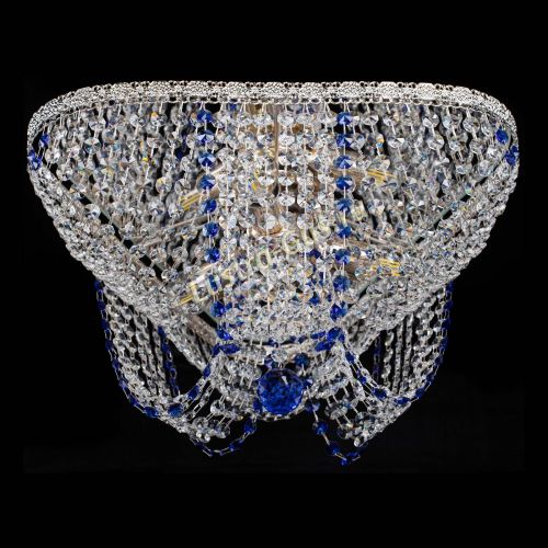 Люстра Верона Токката №5 синяя в Химках Гусь Хрустальный