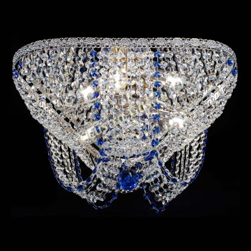 Люстра Верона Токката №5 синяя в Химках Гусь Хрустальный